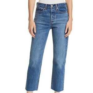 Levi's Wedgie Straight High Rise Crop 31